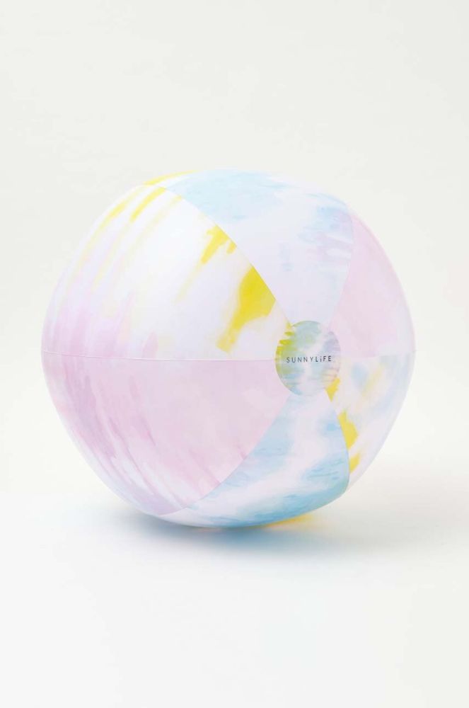 Пляжний м'яч SunnyLife Tie Dye колір барвистий