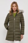 Пухова куртка Tommy Hilfiger жіноча колір коричневий зимова (3420444)