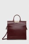 Шкіряна сумочка Guess колір бордовий (3654117)